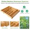 Bamboo Expandable Drawer Organizer for Utensils Holder, Adjustable Cutlery Tray, Wood Drawer Dividers Organizer for Silverware, Flatware, Knives in Kitchen, Bedroom, Living Room